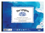 DR LANGTON GUMMED PAD ROUGH A3 403440300