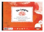 DR LANGTON GUMMED HP 14" X 10" PAD 403401410