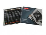 DERWENT GRAPHIC PENCIL TIN OF 24 34202