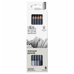 WN STUDIO COLLECTION CHARCOAL PENCIL 6 ASSORTED 0490025