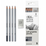 WN STUDIO COLLECTION 4 SOFT GRAPHITE WITH ERASER 0490004