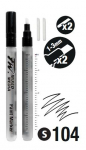 1-3mm CHISEL 160320104 FW MARKER 2 X SET DALER ROWNEY