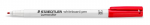 STAEDTLER LUMOCOLOR SLIM WHITEBOARD PEN RED 301-2