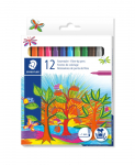 STAEDTLER BASIC FIBRE TIPS 12PK 325 C12