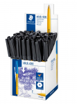 STAEDTLER 430 STICK BALLPOINT PEN FINE BLACK 50PCS 430F-9CP5