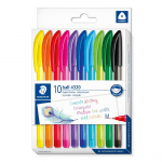 STAEDTLER RAINBOW BALLPOINT PEN CARDPACK 10PCS 4320 MC10