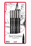 UNI PIN 5PC PLASTIC FREE PACK SKETCHING ESSENTIALS 238212794