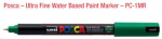 PC-1MR WHITE (NOT 1M) POSCA ULTRA FINE BULLET TIP