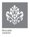 BROCADE 6"x6" AMERICANA® DECOR<sup>(TM)</sup> STENCIL