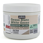 PEBEO ONE COAT WHITE GESSO STUDIO GREEN 475ML 818615