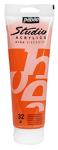PEBEO 032 CADMIUM ORANGE HUE 250ml STUDIO ACRYLIC 164032