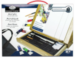 R&L ACRYLIC TRAVEL EASEL SET REA4901