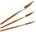 PRO ARTE S9A PROLENE SWORD LINER BRUSH - SMALL 50689095