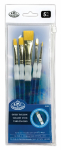 R&L SOFTGRIP BRUSH SET FLAT SG304