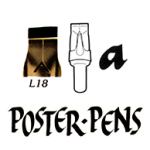 Wm. MITCHELL POSTER PEN NIBS - L18 35400