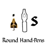 Wm. MITCHELL R.H. LEFT OBLIQUE NIBS 3 35215  ROUND HAND