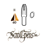 Wm. MITCHELL SCROLL PEN NIBS - 40               35640