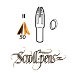 Wm. MITCHELL SCROLL PEN NIBS - 50                 35665