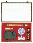ORIENTAL PAINTING SET - LARGE CHINESE