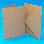 CRAFT UK 5X7 KRAFT CARDS/ENVELOPES 50 PACK 2048