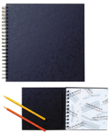 DR EBONY SPIRAL BLACK PAPER A3 PT SKETCH BOOK    D81360030000