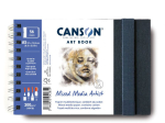 CANSON ART BOOK WB MIXED MEDIA ARTIST L/SCAPE A5 C31200L006