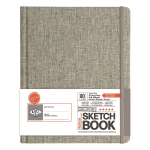 R&L A3 HARDBACK SKETCHBOOK GREY FABRIC 11x14 SKTGRY-1114