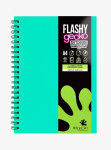 FLASHY A4 SPIRAL MINT GECKO SKETCHBOOK  GEC216