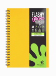 FLASHY A4 SPIRAL YELLOW (NEW) GECKO SKETCHBOOK  GEC207
