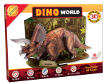 3D DINO TRICERATOPS 41 PIECE PUZZLE