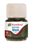 HUMBROL DARK GREEN ENAMEL WASH 28ml AV0203