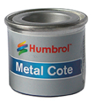 HUMBROL TINLETS 14ml METAL COTE -POLISHED STEEL AC5025