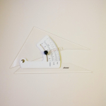 ADJUSTABLE SET SQUARE - 10" 25cm