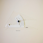 ADJUSTABLE SET SQUARE - 12" 30cm