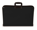 ACADEMY ZIP FOLIO CASE NO RINGS - A1 - 1522 Black