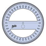 PROTRACTOR 15cm/360°