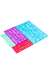 JAKAR LETTERING STENCIL 4 PACK 5mm, 10mm, 20mm, 30mm 4027