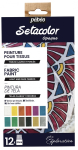 PEBEO SETACOLOR SHIMMER EXPLORER SET 12X20ML 757481