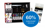 WATERCOLOUR PAINTING ART 21PC WOODEN BOX WITH FREE PENCILS