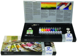 VAN GOGH OIL COMBI SET 10 x 20ml WITH ACCESSORIES