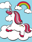 R&L MY FIRST - UNICORN & RAINBOW MFP24