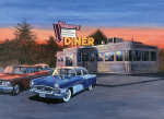 R&L 50'S DINER LARGE PAINT BY NUMBERS PAL28