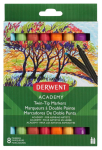 ACADEMY TWIN-TIP-CHISEL MARKERS 8CT 98208