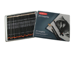DERWENT GRAPHIC PENCIL TIN OF 24 34202