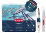 DERWENT INKTENSE PENCIL 24 TIN PUSH BUTTON W/BRUSH & SPRITZER