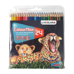 LAKELAND COLOURTHIN PENCIL WALLET OF 24 0700269