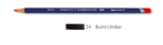 DERWENT WATERCOLOUR PENCIL 54 BURNT UMBER 32854
