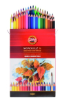 KOH-I-NOOR MONDELUZ 36 AQUA W/SOLUBLE PENCILS 3719