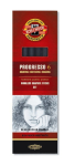 KOH-I-NOOR PROGRESSO WOODLESS GRAPHITE 6 SET PENCILS 8915 6