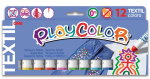 PLAYCOLOR ONE TEXTIL SET 12 10gm COLOUR STICKS PC10461